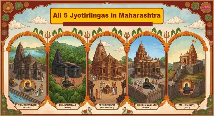 All 5 Jyotirlinga in Maharashtra